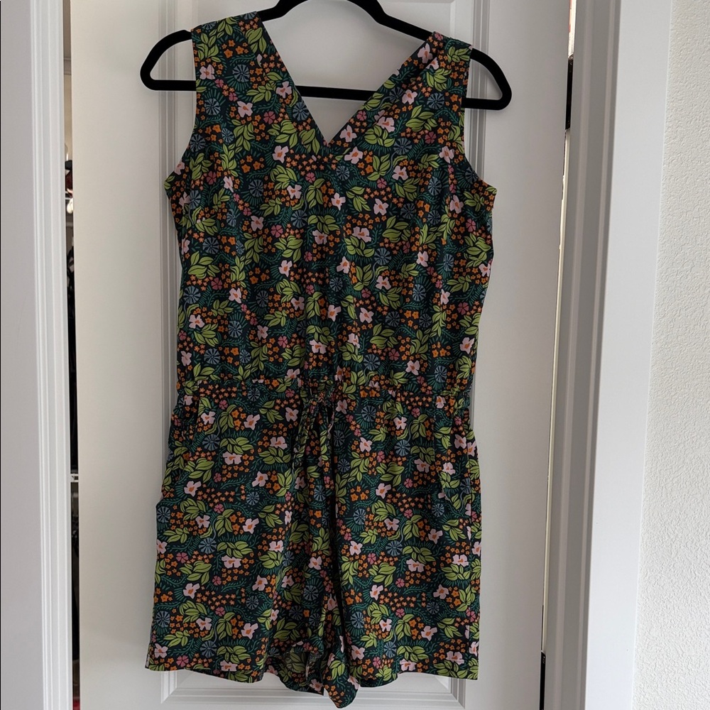 Floral Sleeveless Romper